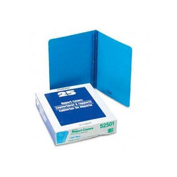 Esselte Pendaflex Corp. Title Panel And Border Front Report Covers, Light Blue, 25 Per Box 52501